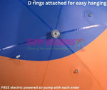 Waterproof inflatable PVC volleyball floating on swimming pool for summer party decor