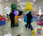 Inflatable Alice in Wonderland characters for themed events
