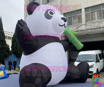 inflatable panda prop for zoo themed events and wildlife attractions