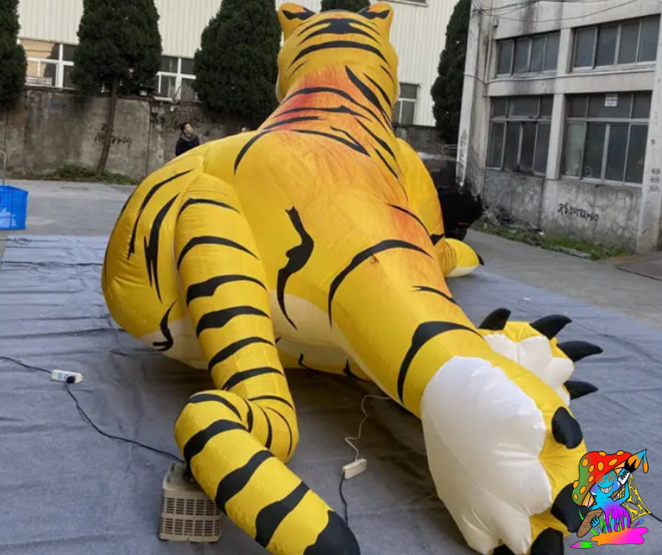 golden tiger inflatable decor