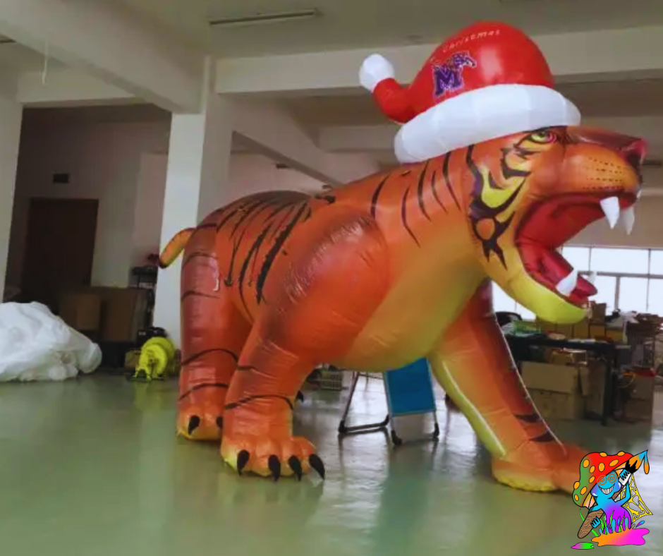 inflatable tiger event decoration