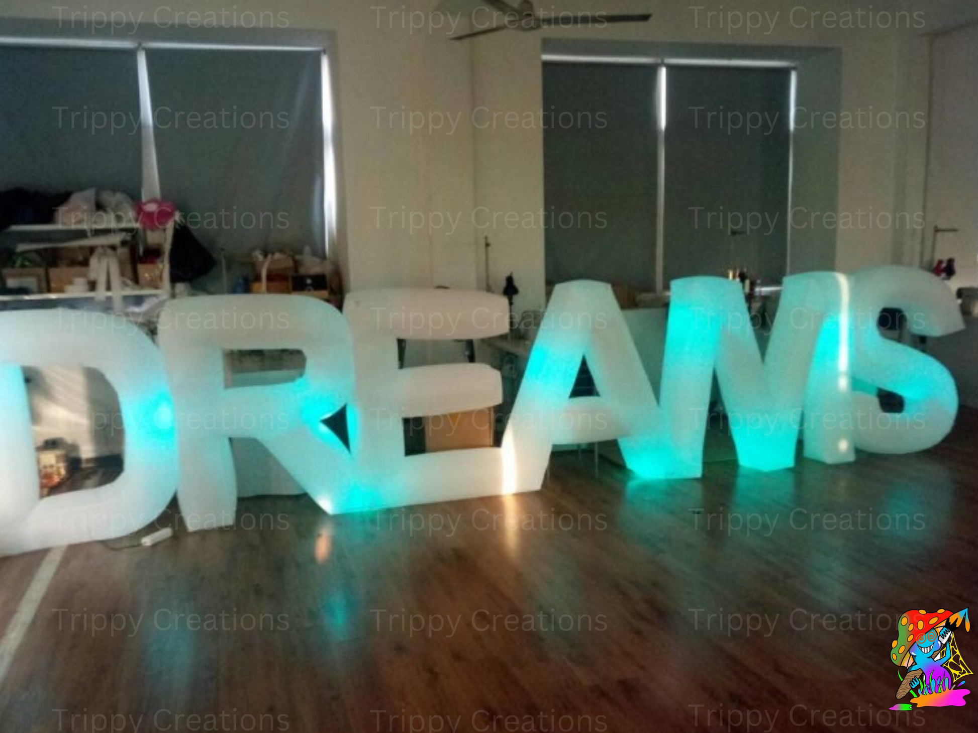 Custom LED Inflatable Letters – Personalised Event & Party Decorations (1.2m)