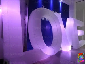 Custom LED Inflatable Letters – Personalised Event & Party Decorations (1.2m)