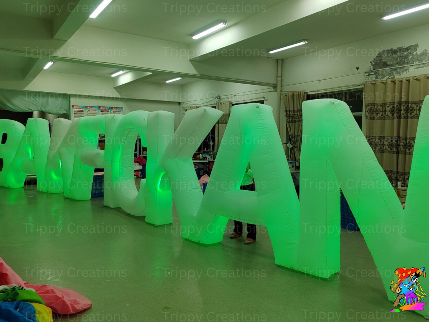 Custom LED Inflatable Letters – Personalised Event & Party Decorations (1.2m)