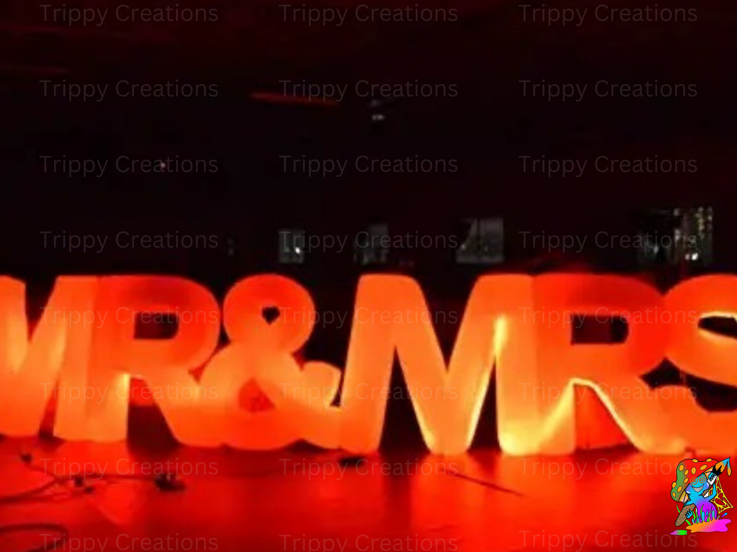 Custom LED Inflatable Letters – Personalised Event & Party Decorations (1.2m)