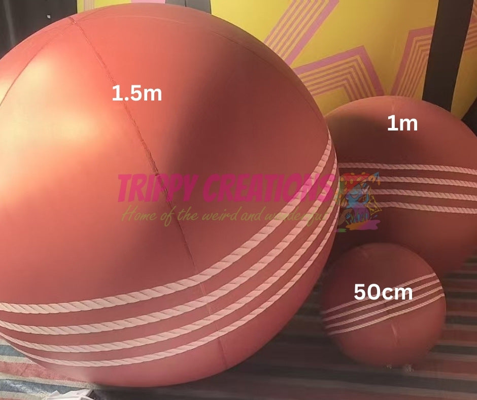 PVC inflatable cricket ball for sports-themed events and parties