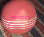 Giant hanging inflatable cricket ball prop for ceiling displays