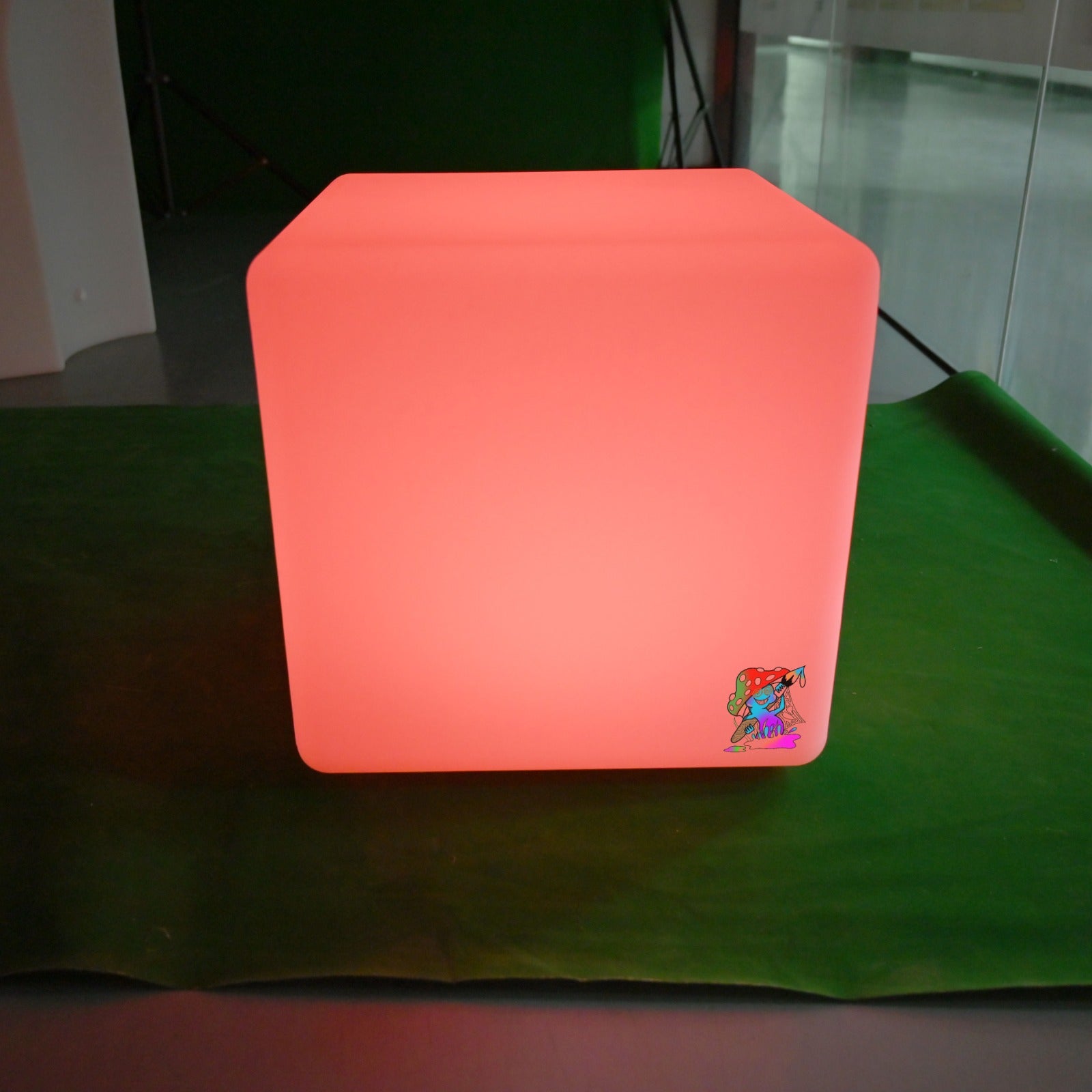 LED Cube Furniture with 16 RGB Colour Modes – Waterproof Light-Up Table, Chair or Prop (Multiple Sizes)