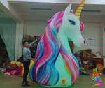 inflatable unicorn party decoration for kids