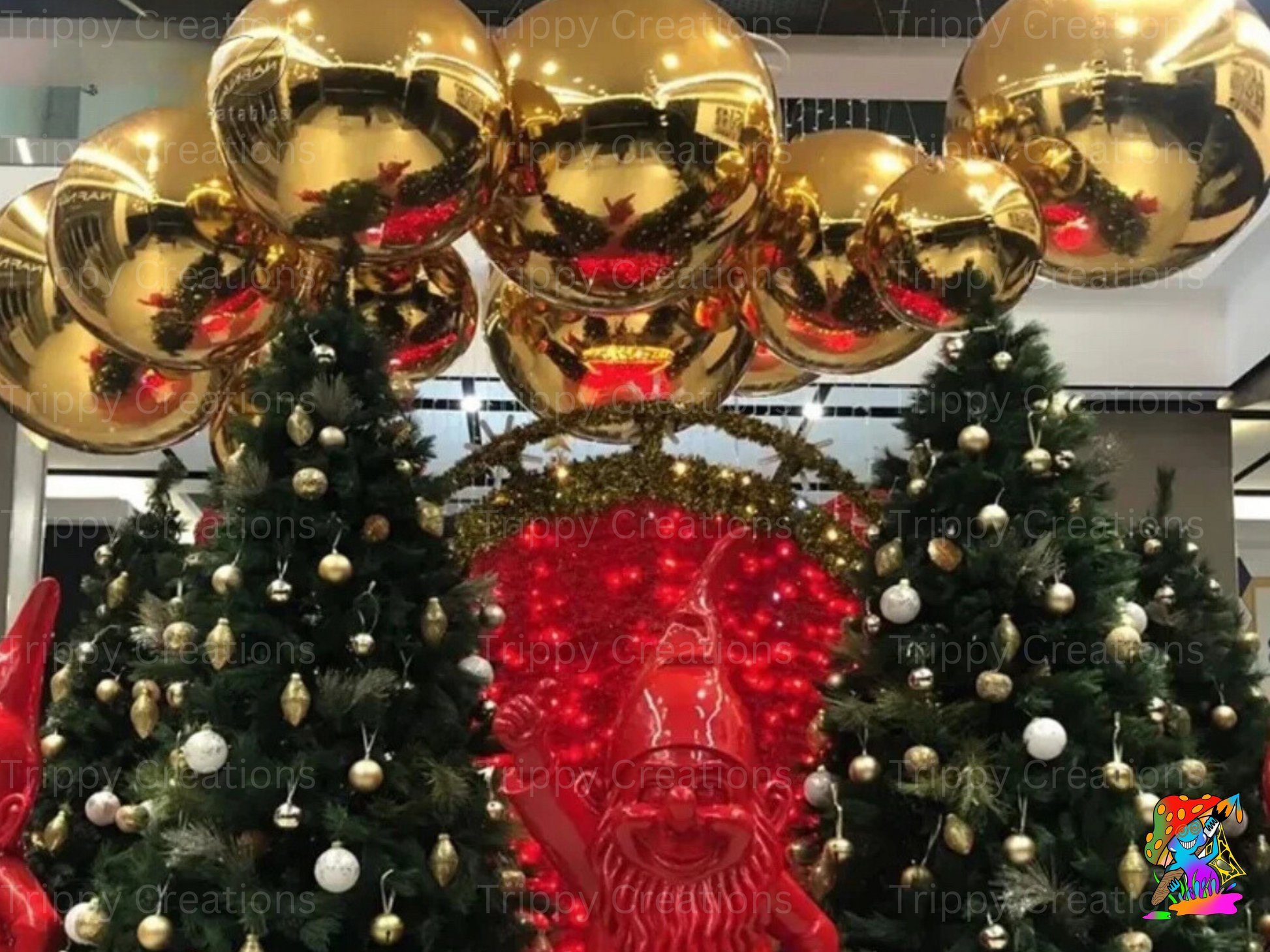 custom colour pvc inflatable christmas decorations for venues and homes