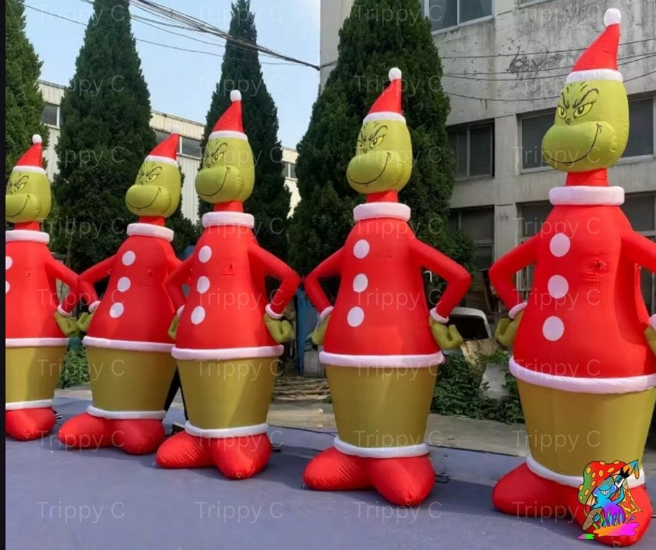 3m 6m Grinch themed party decoration