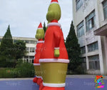 Christmas Grinch inflatable prop for events