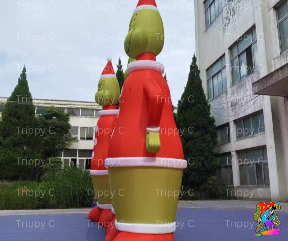 Christmas Grinch inflatable prop for events