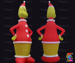 Holiday inflatable Grinch for festive events