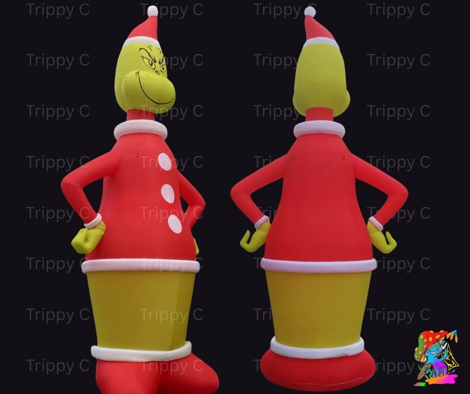 Holiday inflatable Grinch for festive events