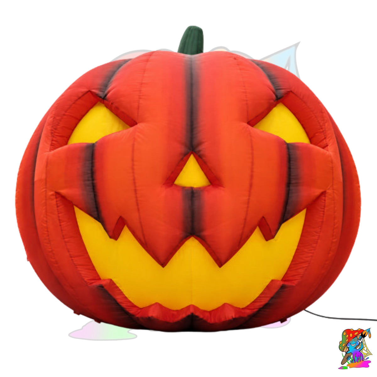 giant 3m size inflatable orange pumpkin for outdoor halloween displays 