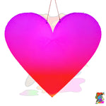 giant hanging LED love hear ceiling decorations