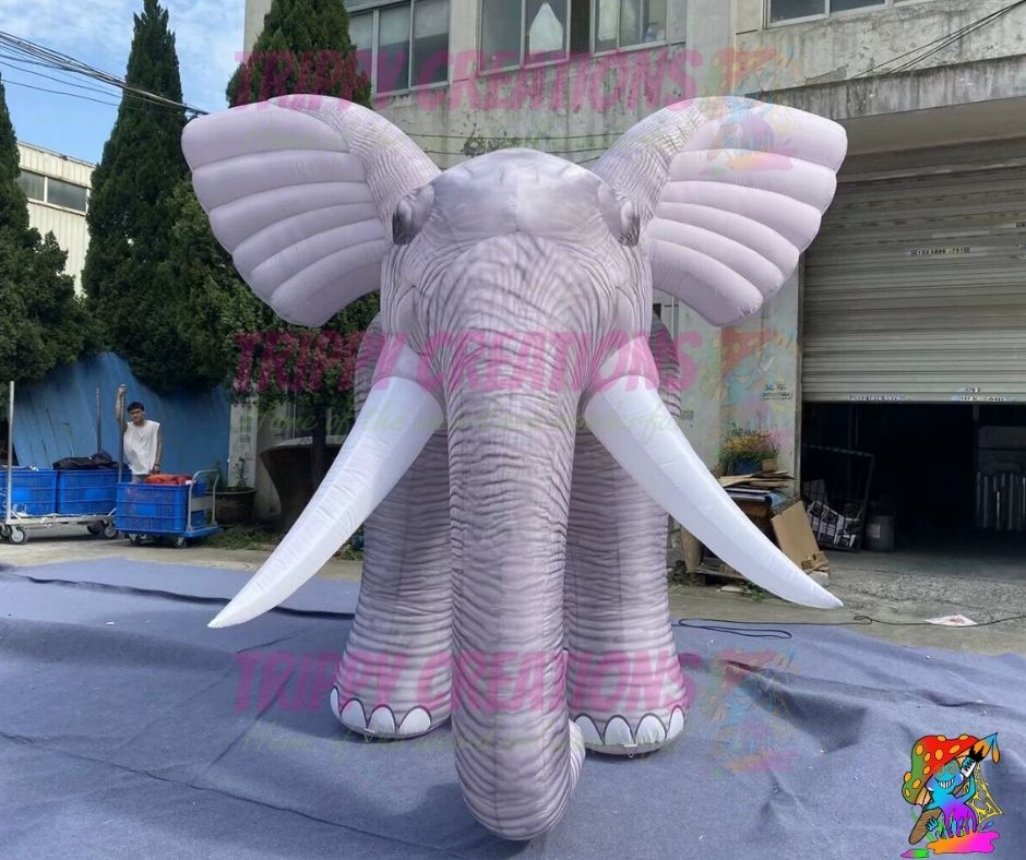 giant inflatable elephant decoration for festivals and themed events