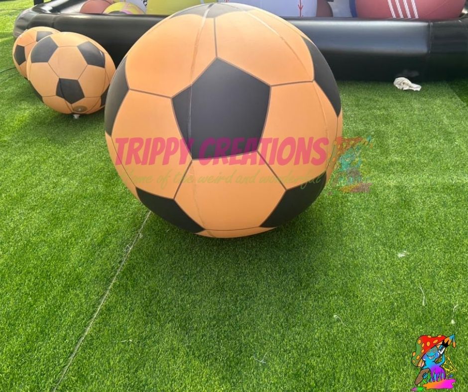 hanging inflatable football ceiling decor for parties