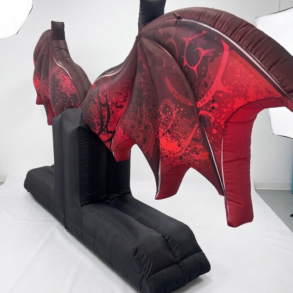 4m LED Inflatable Bat Wings Backdrop – Giant Selfie Wall Event Decoration (Indoor & Outdoor)