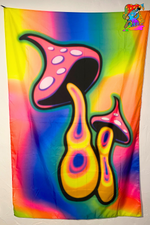 festival cartoon UV mushroom