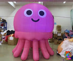 2.8m inflatable cartoon octopus for under the sea events
