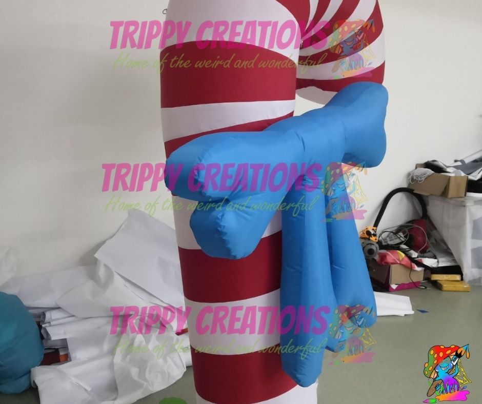 Giant Candy Cane Inflatable for Christmas Events and Displays