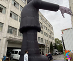 Weather-friendly 10m inflatable Halloween ghost zombie display