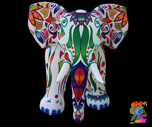 LED inflatable party decorations for festivals. large inflatable elephant