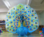 giant blow up peacock prop