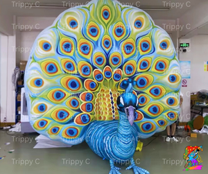LED peacock for jungle parties