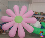 oversized event flower decor with bright bloom

