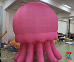 Playful giant octopus prop for ocean themed parties