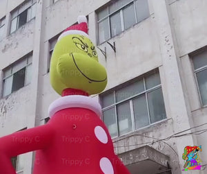 inflatable christmas grinch 