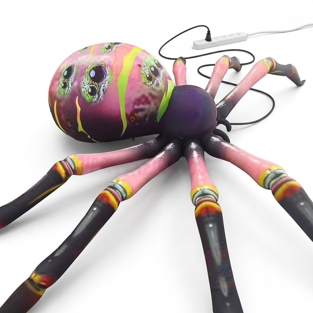 Realistic Halloween Spider |  Inflatable Decoration For Large Events And Parties