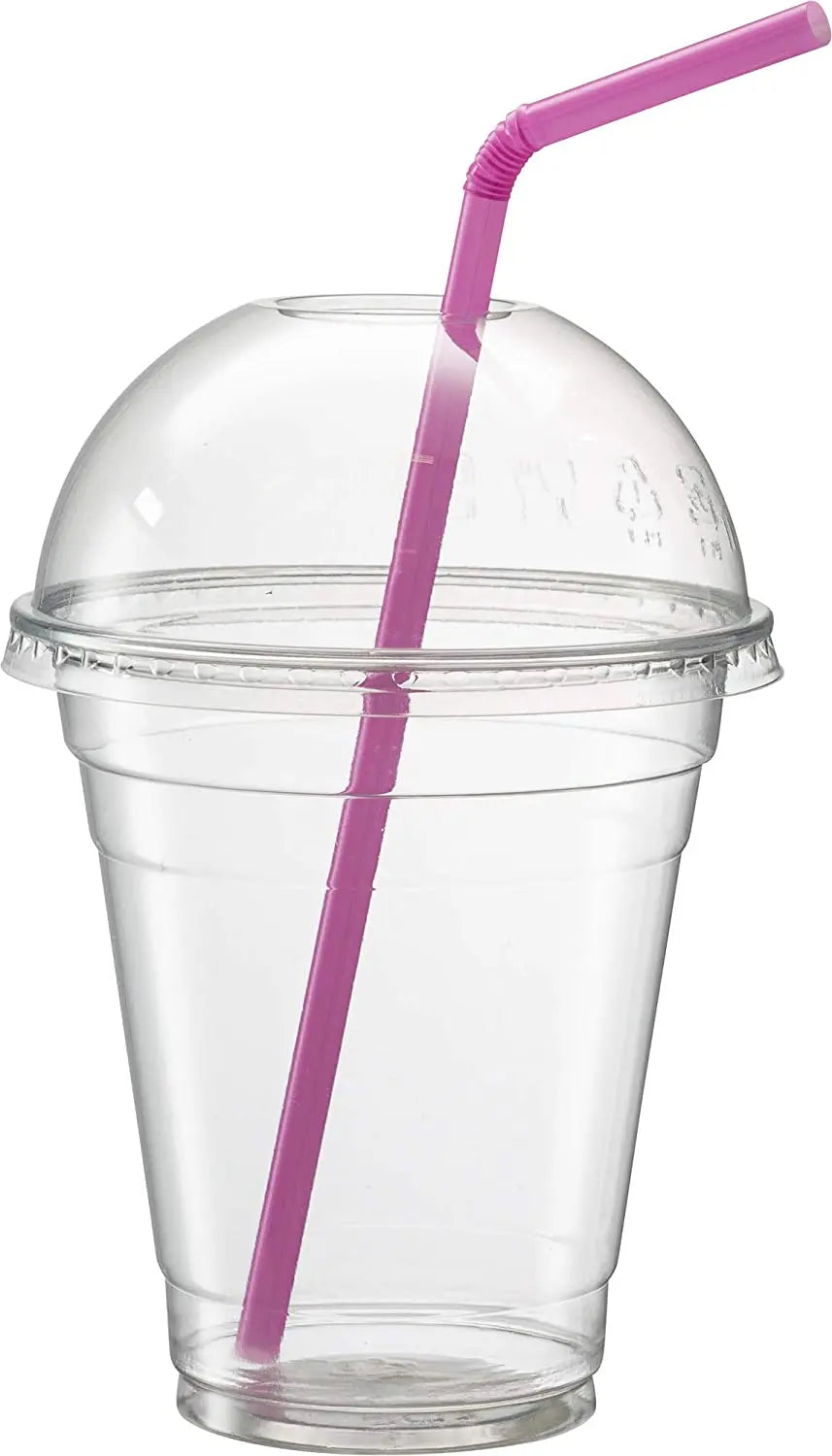 Neon party straws for juice, soda, and cocktails

