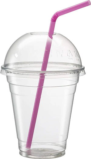 Neon party straws for juice, soda, and cocktails

