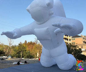 6 metre tall astronaut inflatable for galaxy and cosmic themed décor