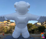 giant 6m white inflatable astronaut decoration for space themed events