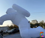 white space explorer inflatable statue for kids’ parties and events