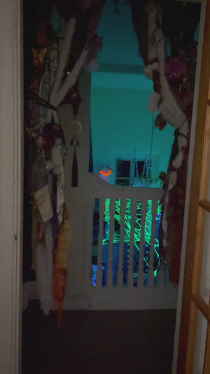 Pack Of Two 3m Sized UV Green Decorations