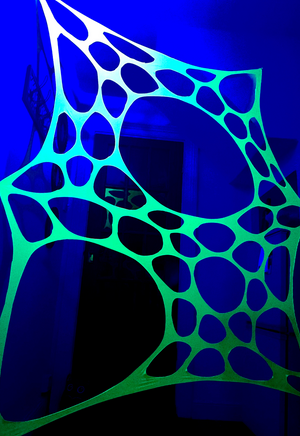 Pack Of Two 3m Sized UV Green Decorations